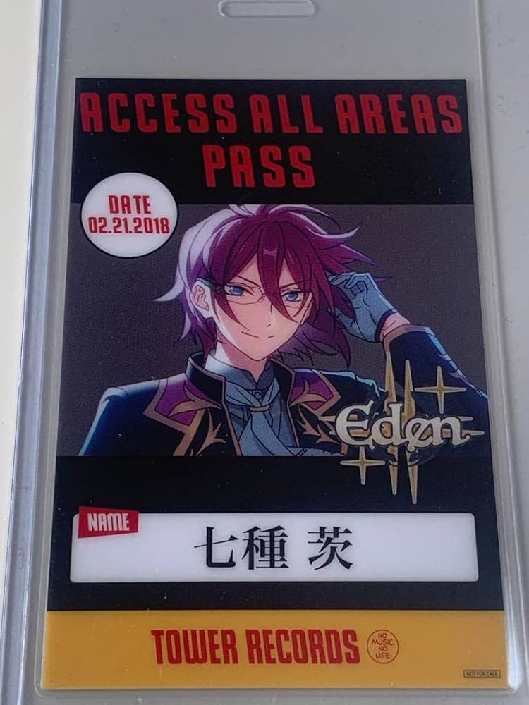 七種茨　タワレコ　バクステパス　あんスタ　Eden Eden七種茨 タワレコ バックステージパス - メルカリ